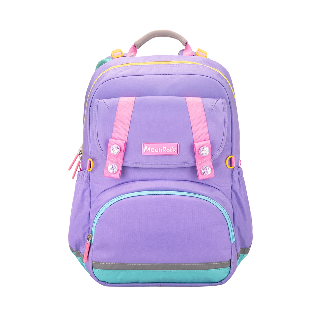 SP101 MoonRock Ergonomic School Bag-Light Purple