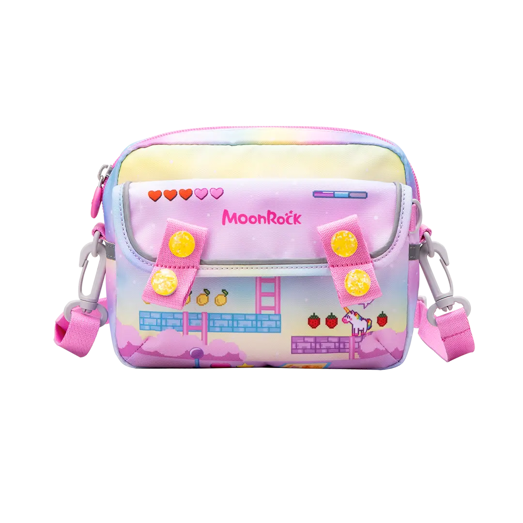 PI3012P-2321 MoonRock Leisure Bag - Unicorn Paradise-Pink